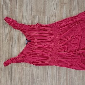 Red, size small tank top